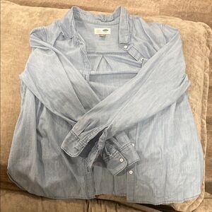Old Navy Blue Lightweight Shirt Jacket